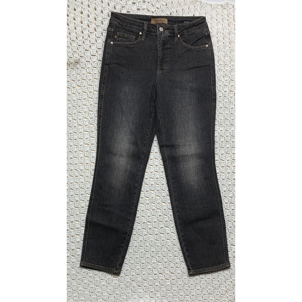 Judy Blue Jeans Womens Sz 9/29 Black Stretch High Rise Skinny Slim Fit JB88902 - Picture 1 of 10